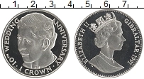 Продать Монеты Гибралтар 1 крона 1991 Медно-никель