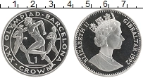 Продать Монеты Гибралтар 1 крона 1992 Медно-никель