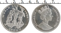 Продать Монеты Гибралтар 1 крона 1994 Медно-никель