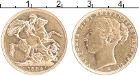 Продать Монеты Великобритания 1 соверен 1884 Золото