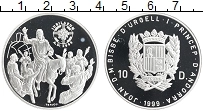Продать Монеты Андорра 10 динерс 1999 Серебро