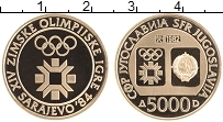 Продать Монеты Югославия 5000 динар 1982 Золото