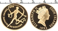 Продать Монеты Острова Кука 50 долларов 1993 Золото