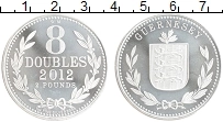 Продать Монеты Гернси 8 дублей 2011 Серебро