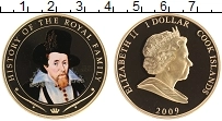 Продать Монеты Острова Кука 1 доллар 2009 Позолота