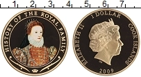 Продать Монеты Острова Кука 1 доллар 2009 Позолота