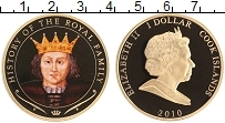 Продать Монеты Острова Кука 1 доллар 2010 Позолота
