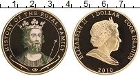Продать Монеты Острова Кука 1 доллар 2010 Позолота