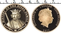 Продать Монеты Острова Кука 1 доллар 2011 Позолота