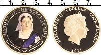 Продать Монеты Острова Кука 1 доллар 2011 Позолота