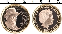 Продать Монеты Гибралтар 2 фунта 2015 Позолота