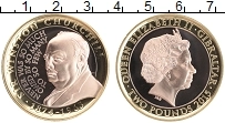 Продать Монеты Гибралтар 2 фунта 2015 Позолота