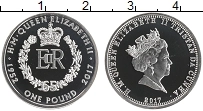 Продать Монеты Тристан-да-Кунья 1 фунт 2017 Серебро