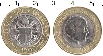 Продать Монеты Ватикан 1000 лир 1997 Биметалл