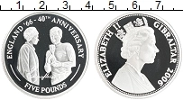 Продать Монеты Гибралтар 5 фунтов 2006 Серебро