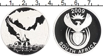 Продать Монеты ЮАР 20 центов 2009 Серебро