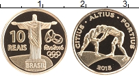 Продать Монеты Бразилия 10 реалов 2015 Золото
