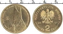 Продать Монеты Польша 2 злотых 2001 Латунь