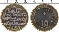Продать Монеты Швейцария 10 франков 2015 Биметалл