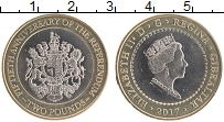 Продать Монеты Гибралтар 2 фунта 2017 Биметалл