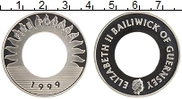 Продать Монеты Гернси 5 фунтов 1999 Серебро