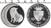 Продать Монеты Андорра 10 динерс 1997 Серебро