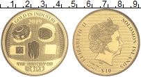 Продать Монеты Соломоновы острова 10 долларов 2019 Золото