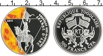 Продать Монеты Того 500 франков 2011 Серебро
