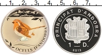 Продать Монеты Андорра 1 динер 2012 Медно-никель