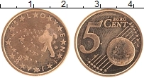 Продать Монеты Словения 5 евроцентов 2007 сталь с медным покрытием