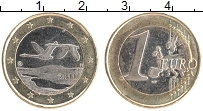 Продать Монеты Финляндия 1 евро 2008 Биметалл