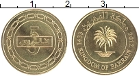 Продать Монеты Бахрейн 5 филс 2012 Латунь