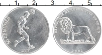 Продать Монеты Конго 50 сантим 2002 Алюминий