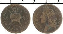 Продать Монеты Ирландия 12 пенсов 1689 Медь