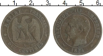 Продать Монеты Франция 10 сантимов 1854 Бронза