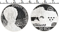 Продать Монеты Австрия 25 экю 1995 Серебро
