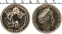 Продать Монеты Тристан-да-Кунья 1 крона 2012 Позолота