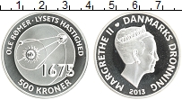 Продать Монеты Дания 500 крон 2013 Серебро