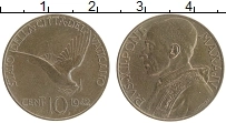 Продать Монеты Ватикан 10 чентезимо 1942 Бронза