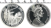 Продать Монеты Гибралтар 5 фунтов 2005 Медно-никель