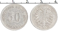 Продать Монеты Германия 50 пфеннигов 1875 Серебро