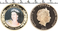 Продать Монеты Острова Кука 1 доллар 2013 Позолота