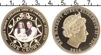Продать Монеты Тристан-да-Кунья 1 крона 2014 Позолота
