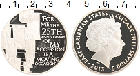 Продать Монеты Карибы 5 долларов 2013 Серебро
