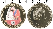 Продать Монеты Тристан-да-Кунья 1 крона 2013 Позолота
