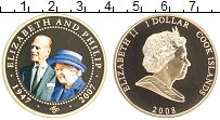 Продать Монеты Острова Кука 1 доллар 2008 Позолота
