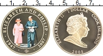 Продать Монеты Острова Кука 1 доллар 2008 Позолота