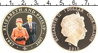 Продать Монеты Острова Кука 1 доллар 2010 Позолота