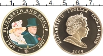 Продать Монеты Острова Кука 1 доллар 2009 Позолота