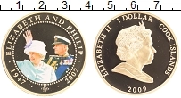 Продать Монеты Острова Кука 1 доллар 2009 Позолота